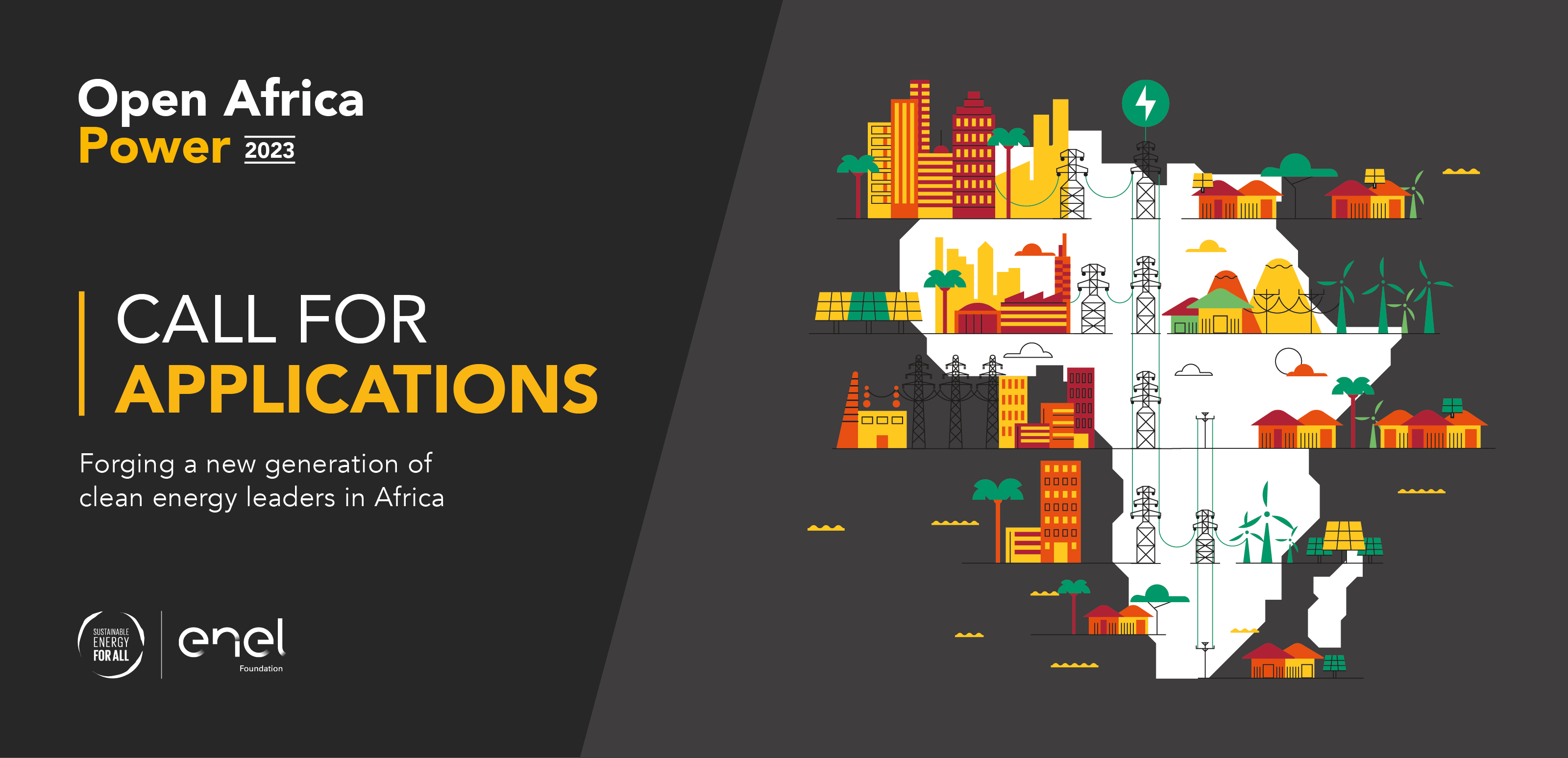 アフリカのかたち POWER OF FORM Open Africa Power 2023: Call for applications - enelfoundation.org